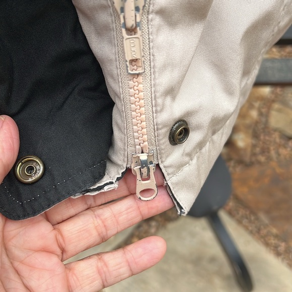 Vintage London Fog Cream Utility Jacket …009-Hanger - Picture 9 of 15